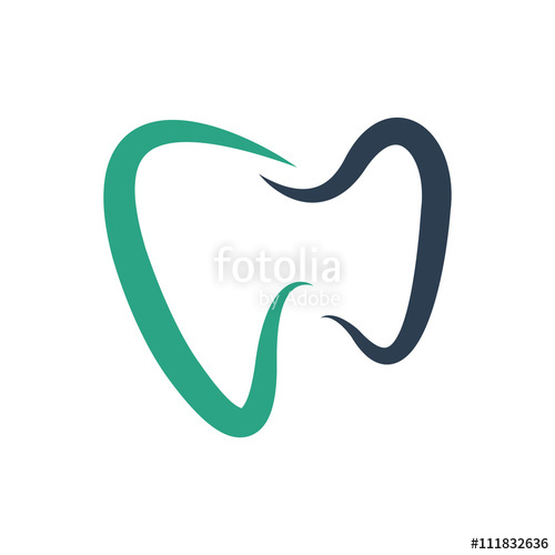 500x500 Dentist Dental Tooth Vector Logo Icon Stock Image And Royalty