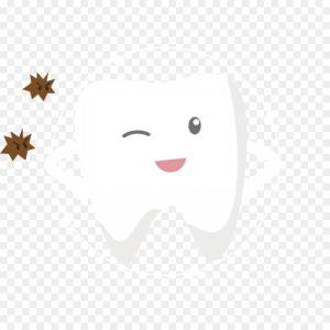 300x300 Stock Illustration Simple Cartoon Tooth White Silhouette