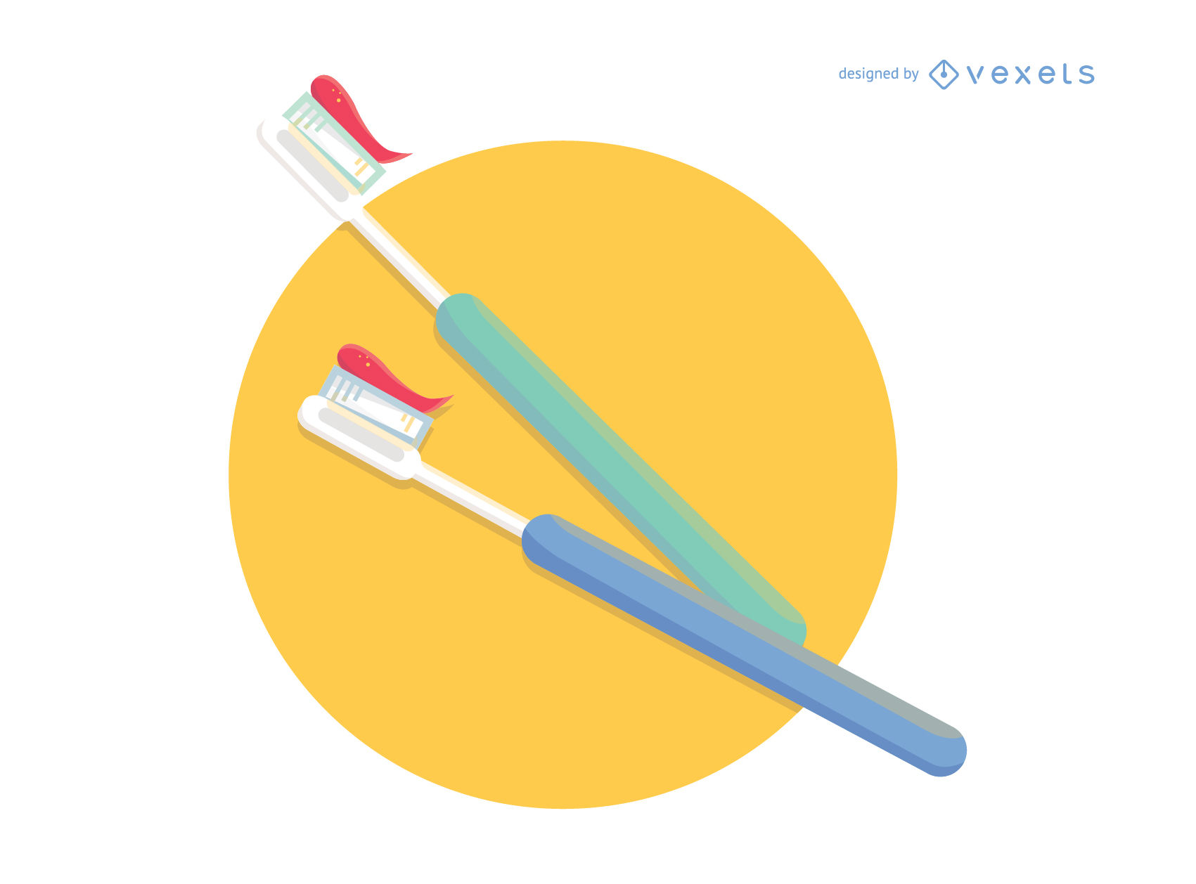 1701x1258 Toothbrush Vector