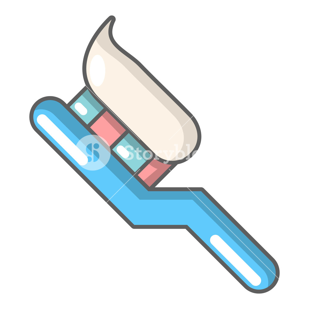 1000x1000 Toothbrush Icon Cartoon Illustration Of Toothbrush Vector Icon