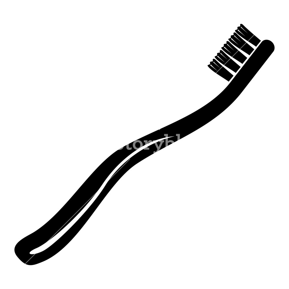 1000x1000 Toothbrush Icon Simple Illustration Of Toothbrush Vector Icon