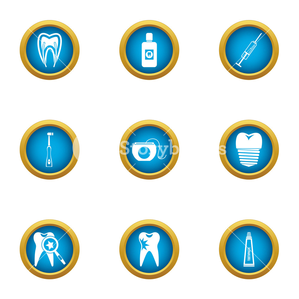 1000x1000 Toothless Icons Set Flat Set Of Toothless Vector Icons For Web
