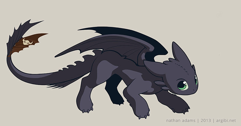 800x420 Commission Toothless Ar Gi Bi