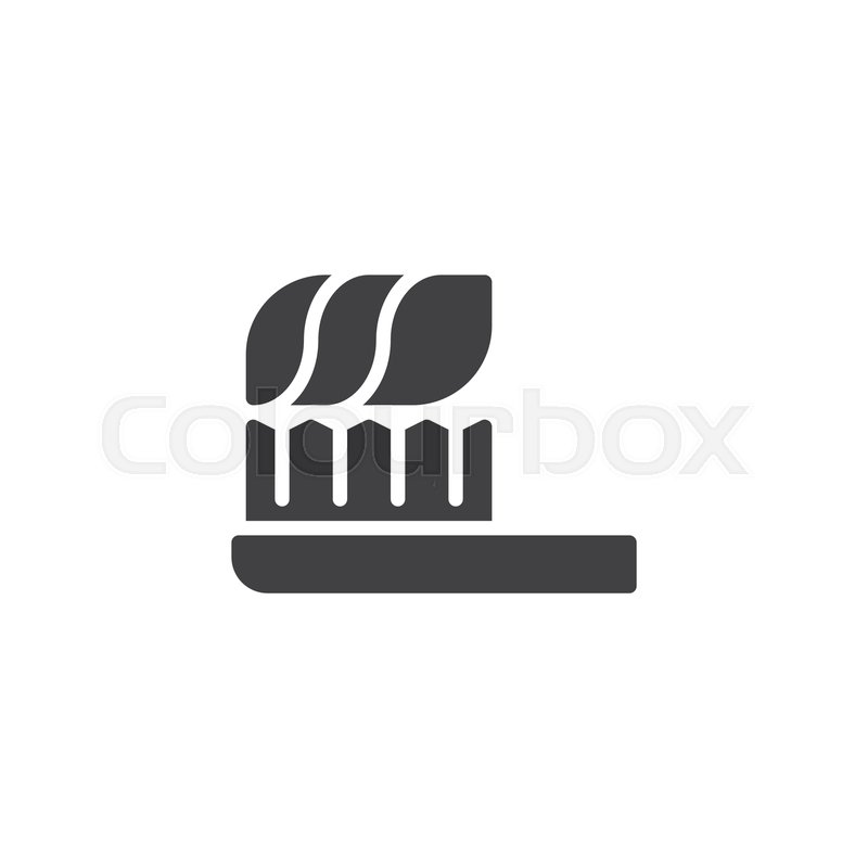 800x800 Toothbrush And Toothpaste Vector Icon Stock Vector Colourbox