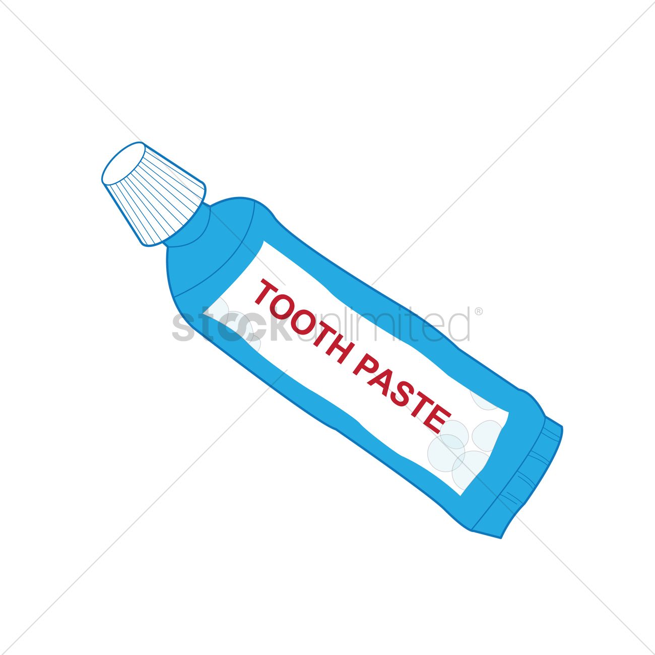 1300x1300 Free A Toothpaste Vector Image