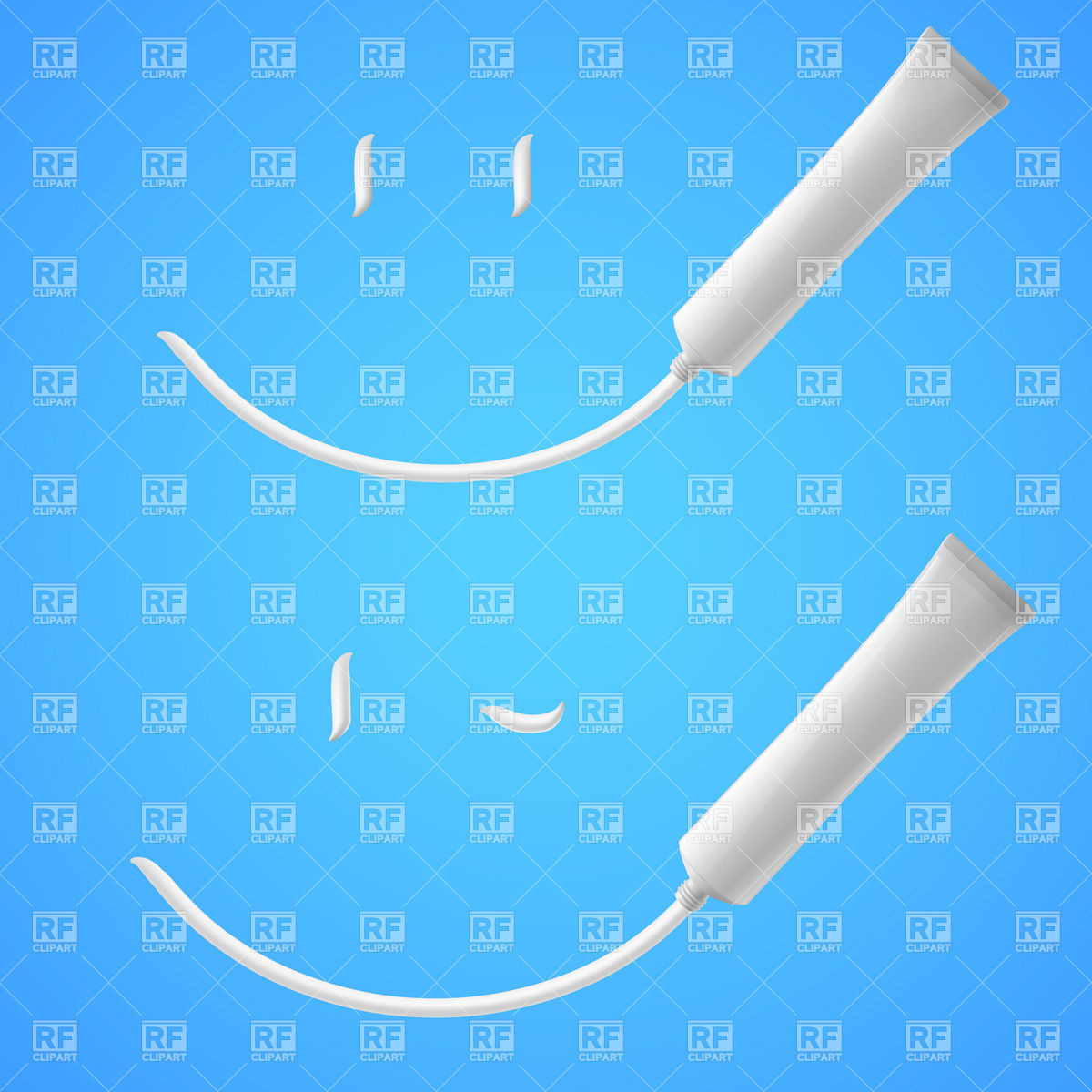 1200x1200 Smile Made Of Toothpaste Vector Image Of Healthcare, Medical