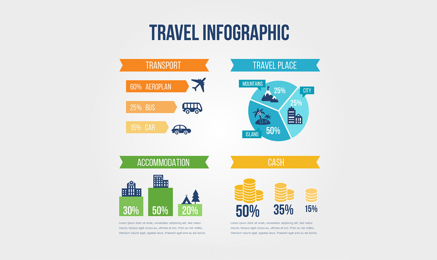 Top Free Vector Templates For Travel Infographics 1440x857 Top Free Vector Templates For Travel Infographics