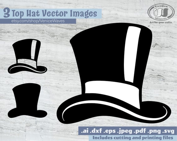 Top Hat Vector at Vectorified.com | Collection of Top Hat Vector free ...