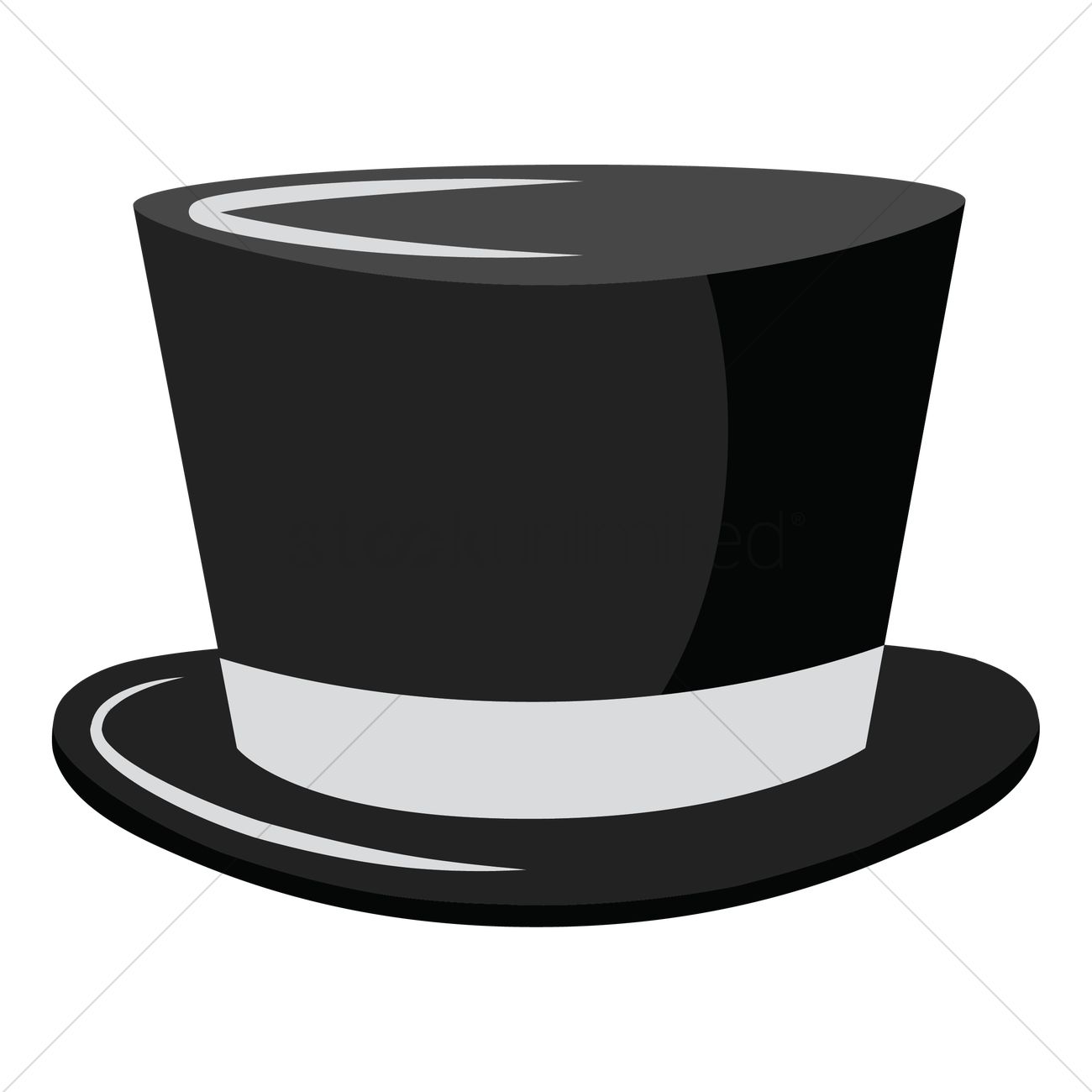 1300x1300 Top Hat Vector Image