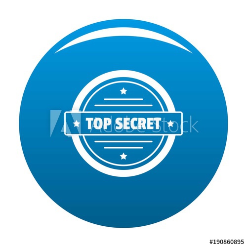 500x500 Top Secret Logo Simple Illustration Of Top Secret Vector Logo