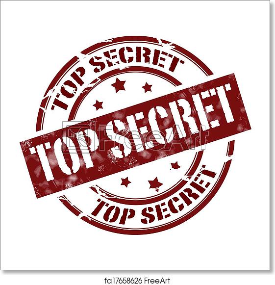 561x581 Free Art Print Of Top Secret Label Whit Text Top Secret Vector