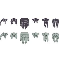 238x250 Sitting People Royalty Free Vector Image