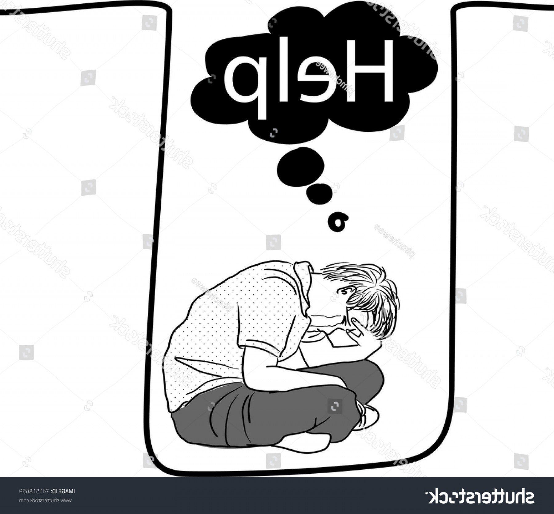 1800x1670 Vector Top View Person Drawing Hoodamathrun