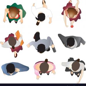 300x300 Big Group Top View People Vector Soidergi