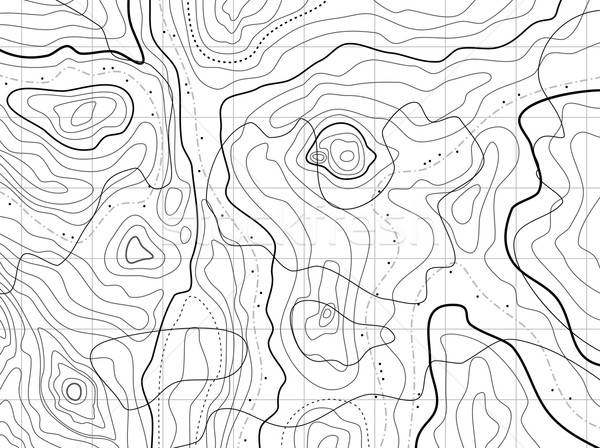 600x448 Vector Abstract Topographical Map With No Names Vector