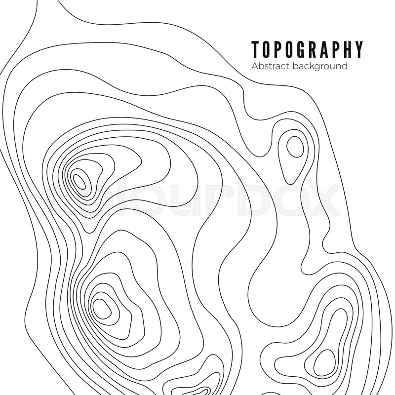 800x800 Topographic Map Contour Background Stock Vector Colourbox
