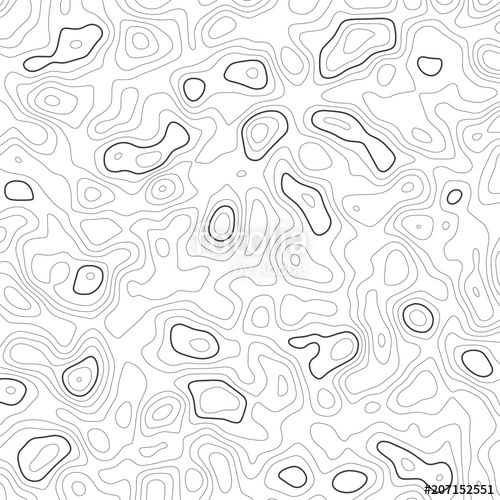 500x500 Topographic Map Background Grid Map Vector Illustration Stock