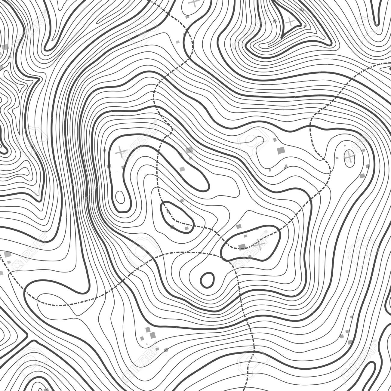 1300x1300 Image Result For Topography Vector Mapping Map Art