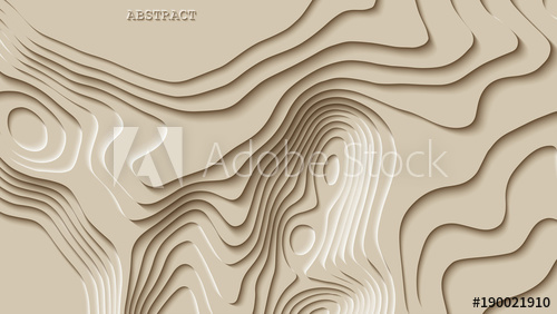 500x282 Mountain Hiking Map Line Of Topography Vector Abstract