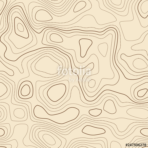 500x500 Abstract Topography Actual Topographic Map Seamless Design