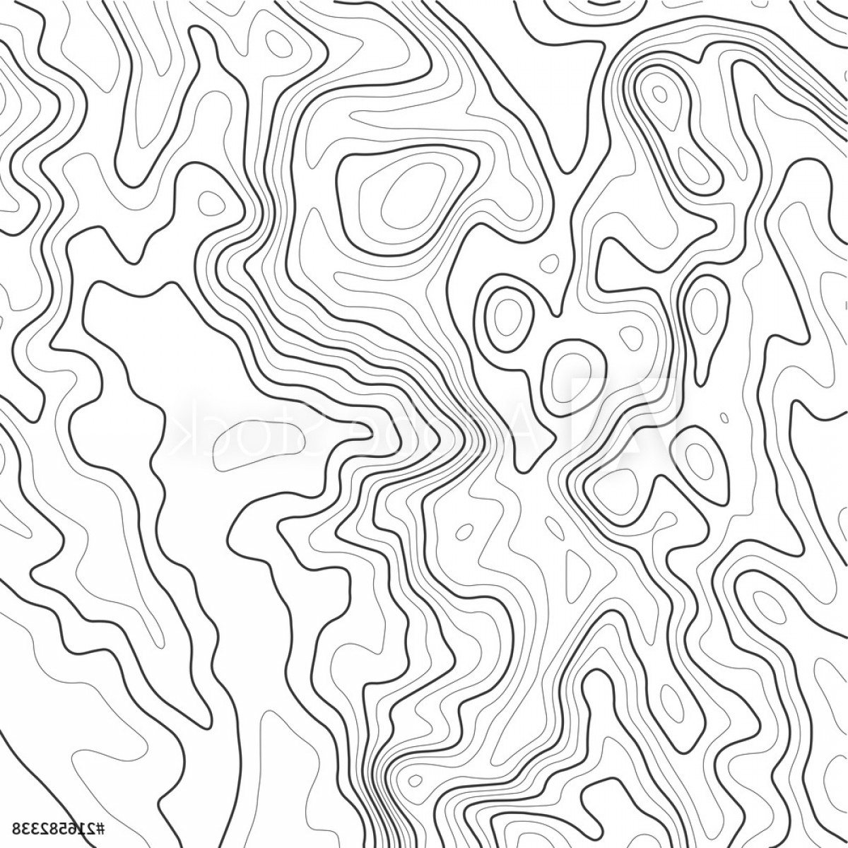 1200x1200 Contour Topography Vector City Wallkeeper