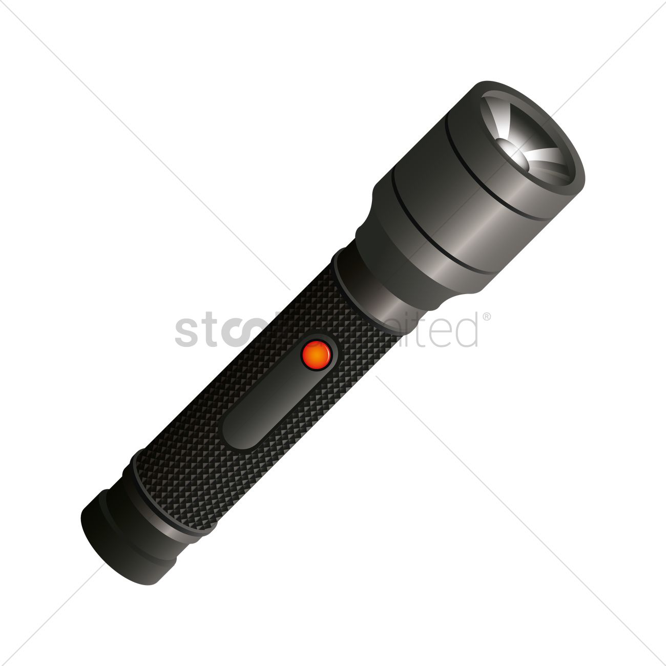 1300x1300 Torch Light Vector Image