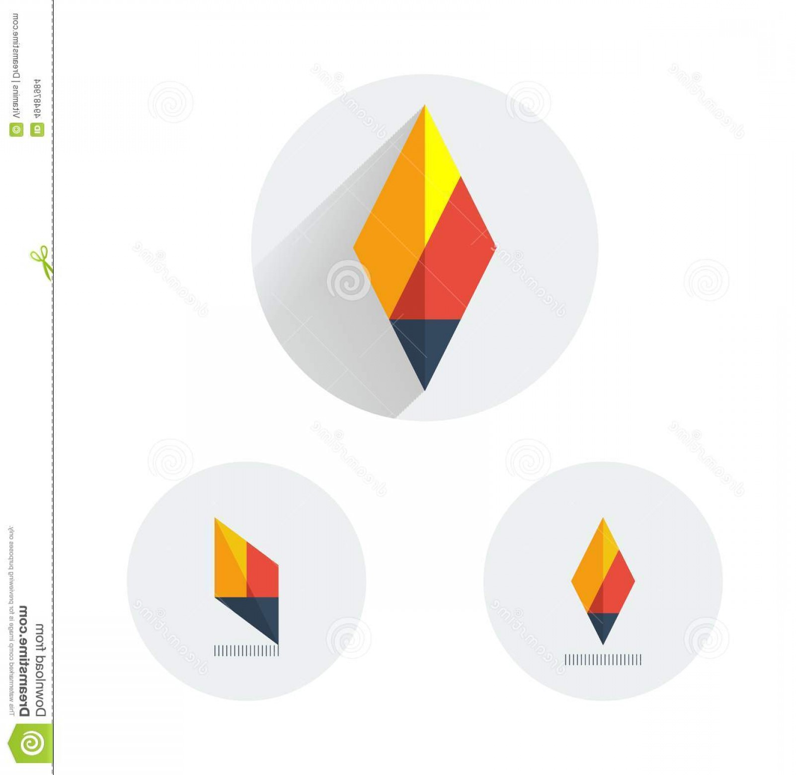 1602x1560 Stock Illustration Flat Vector Logo Fire Torch Circle Image Soidergi