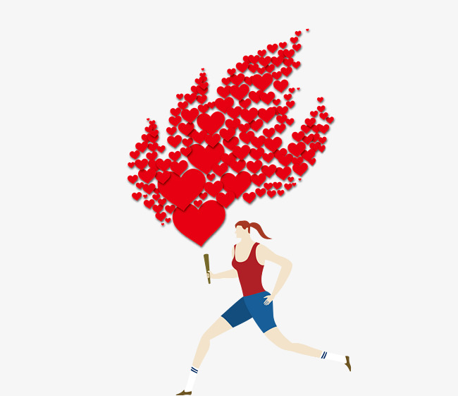 650x561 Love Torch Relay, Love Vector, Torch, Vector Element Png