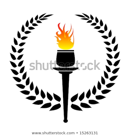 450x470 Olympic Torch Vector Download