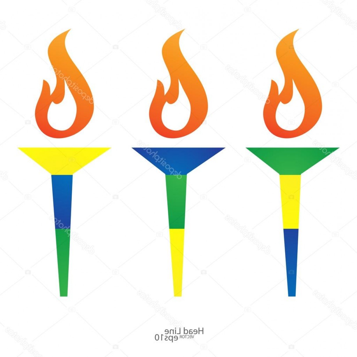 1228x1228 Stock Illustration Torch Vector Icon Isolated Olimpic Newwaysys