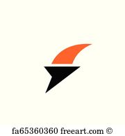 180x195 Free Art Print Of Shield And Torch Flame Gold Design Shield