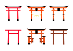 286x200 Torii Free Vector Art