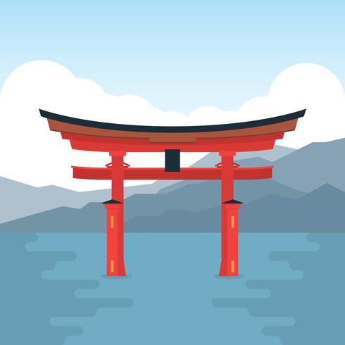 490x490 Image Result For Miyajima Torii Gate Vector Olympics