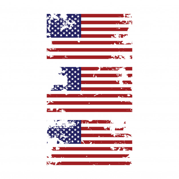 Grunge And Torn United States American Flag Set Vector Premium 626x626 Grunge And Torn United States American Flag Set Vector Premium