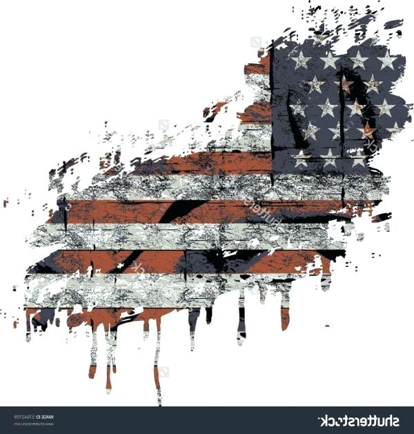Distressed American Flag Vector 600x629 Distressed American Flag Vector