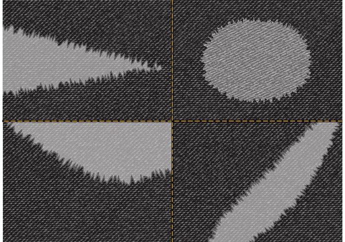 Free Torn Black Jeans Fabric Vector 700x490 Free Torn Black Jeans Fabric Vector