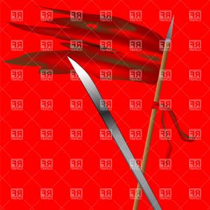 Torn Flag And Sword Vector Clipart Newwaysys 300x300 Torn Flag And Sword Vector Clipart Newwaysys
