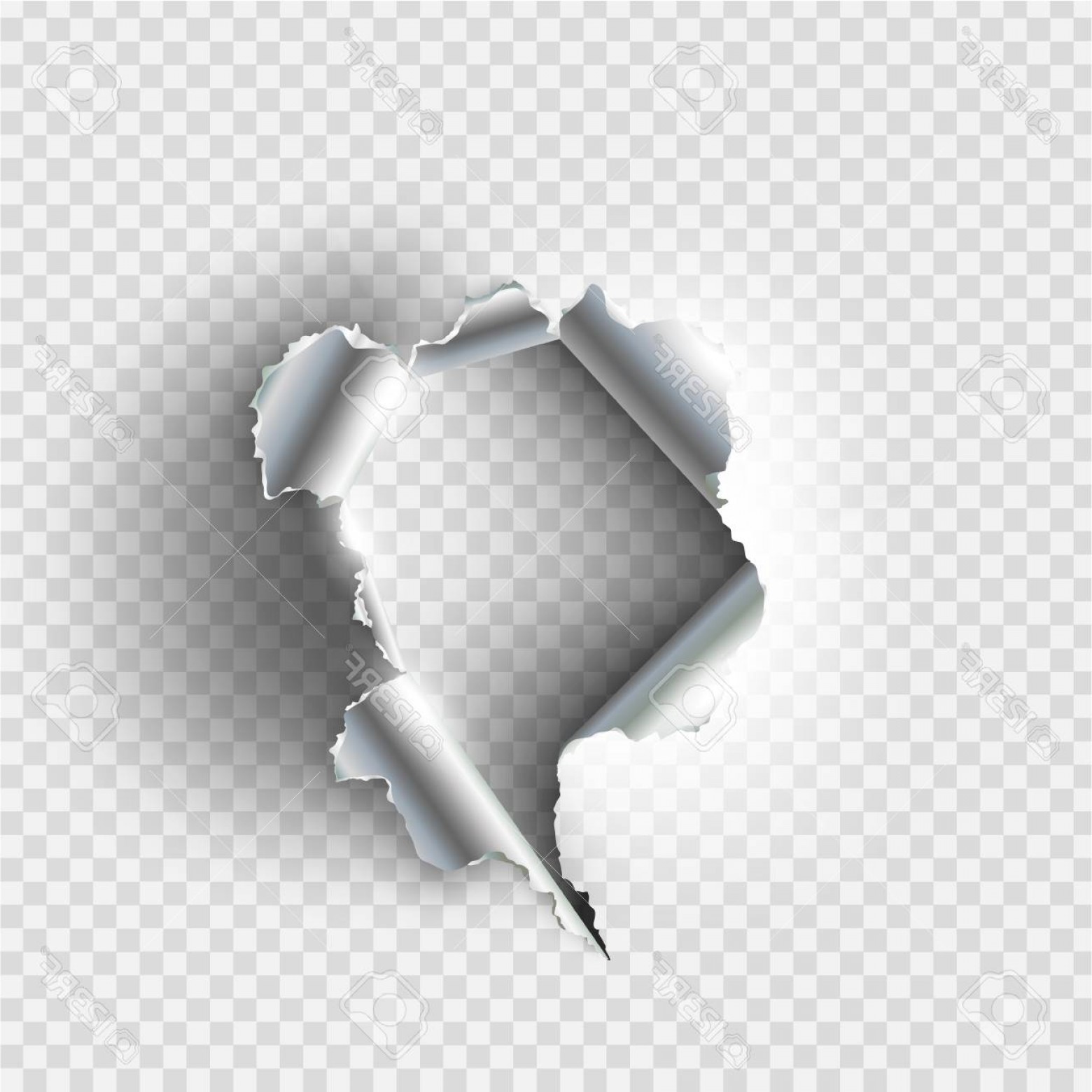 1560x1560 Torn Metal Rips Vector Wallkeeper