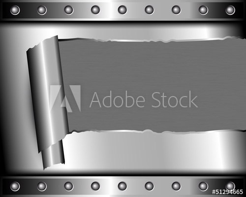 500x400 Background With Torn Metal