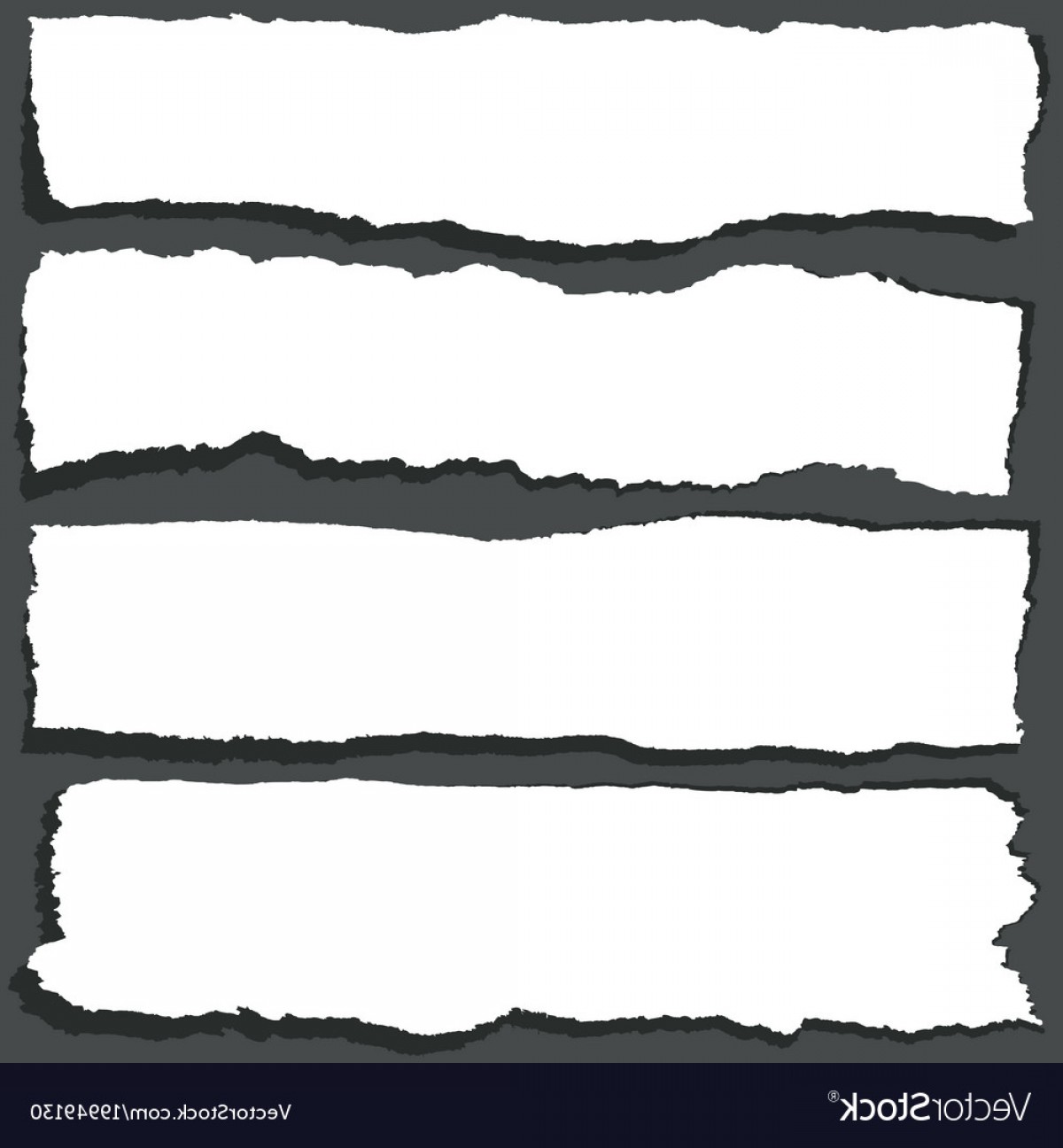 Torn Paper Ribbons With Jagged Edges Abstract Vector Cqrecords 1200x1296 Torn Paper Ribbons With Jagged Edges Abstract Vector Cqrecords