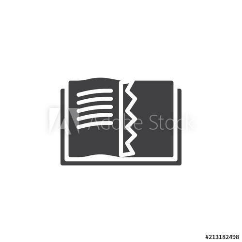 Open Book With A Torn 500x500 Open Book With A Torn