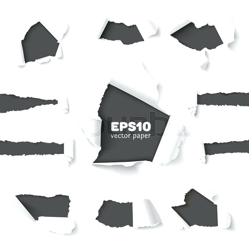 800x800 Ripped Paper Template Ripped Paper Transparent Template Vector