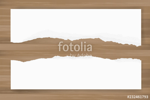 500x334 Ripped Paper Background On Brown Wood Texture Torn Paper Edge