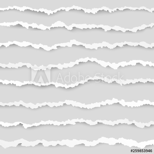 500x500 Set Of Torn Paper Stripes Element Abstract Paper Texture