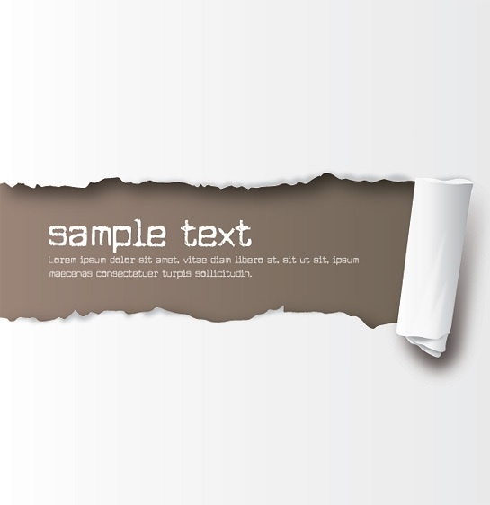 545x562 Free Ripped Paper Vector Free Vector In Encapsulated Postscript