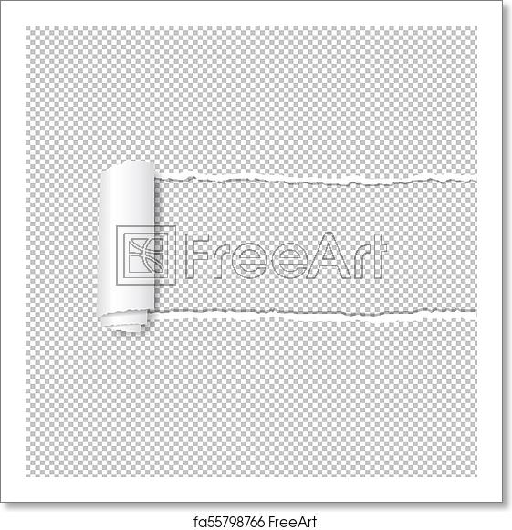 561x581 Free Art Print Of Torn Paper Edge Transparent Background Torn