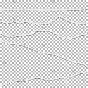 300x300 Torn Paper Vector Collection Ripped Edges Hoodamathrun