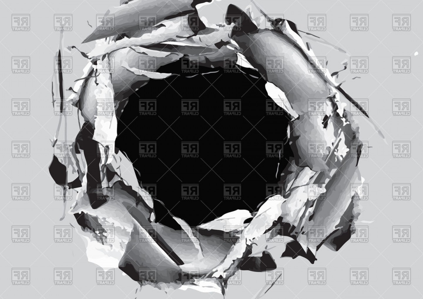 1440x1017 Paper Hole With Torn Vector Clipart Catchsplace