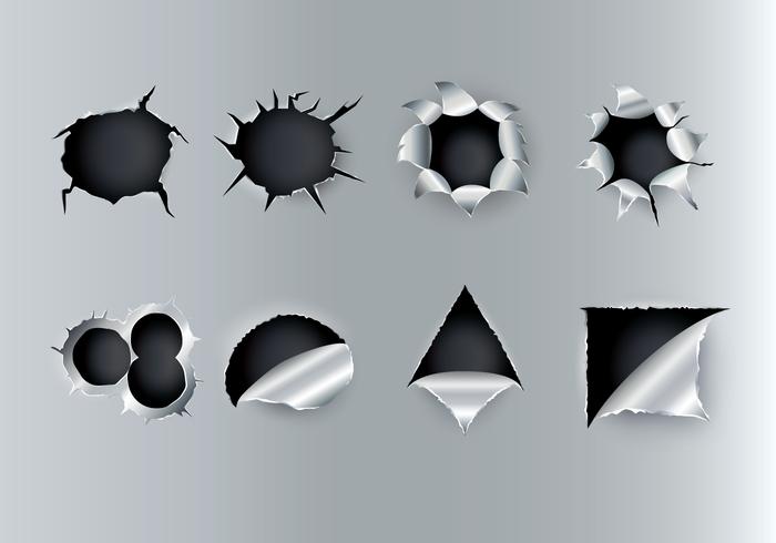 700x490 Ripped Metal Vector