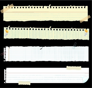 382x368 Torn Paper Free Vector Download